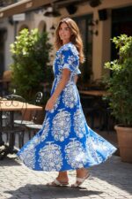 Long Print Dress