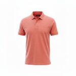 Coral Cotton Polo T-Shirt