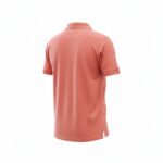 Coral Cotton Polo T-Shirt - Image 4