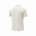 Classic White Cotton Polo T-Shirt - Image 4