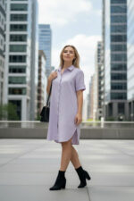 Frezi Cotton Linen Shirt Dress - Image 5